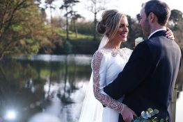 Winter Sparkle With Burgundy Hues At Delamere Manor….