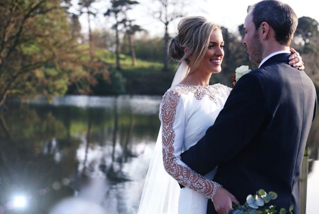 Winter Sparkle With Burgundy Hues At Delamere Manor….
