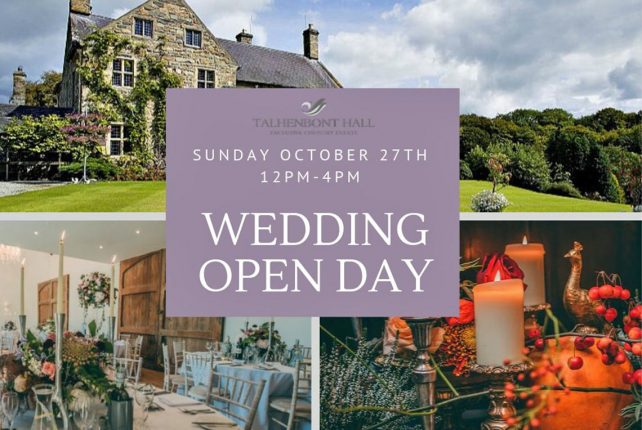 Talhenbont Hall Open Day Sun 27th Oct…